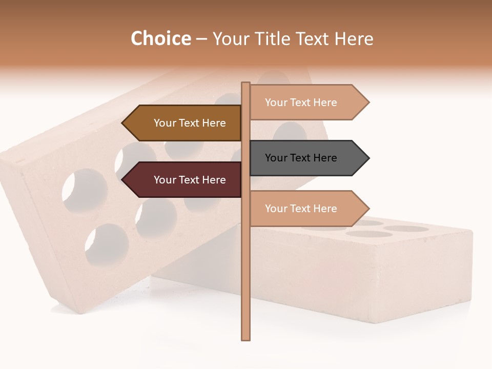 Textured Stone Brickwork PowerPoint Template