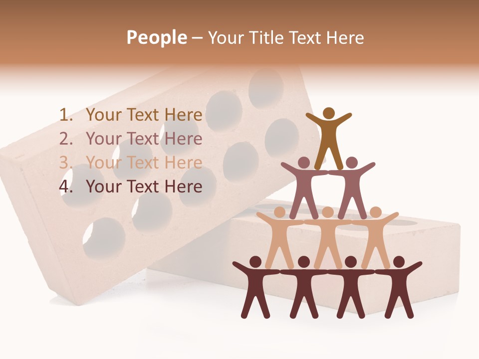 Textured Stone Brickwork PowerPoint Template