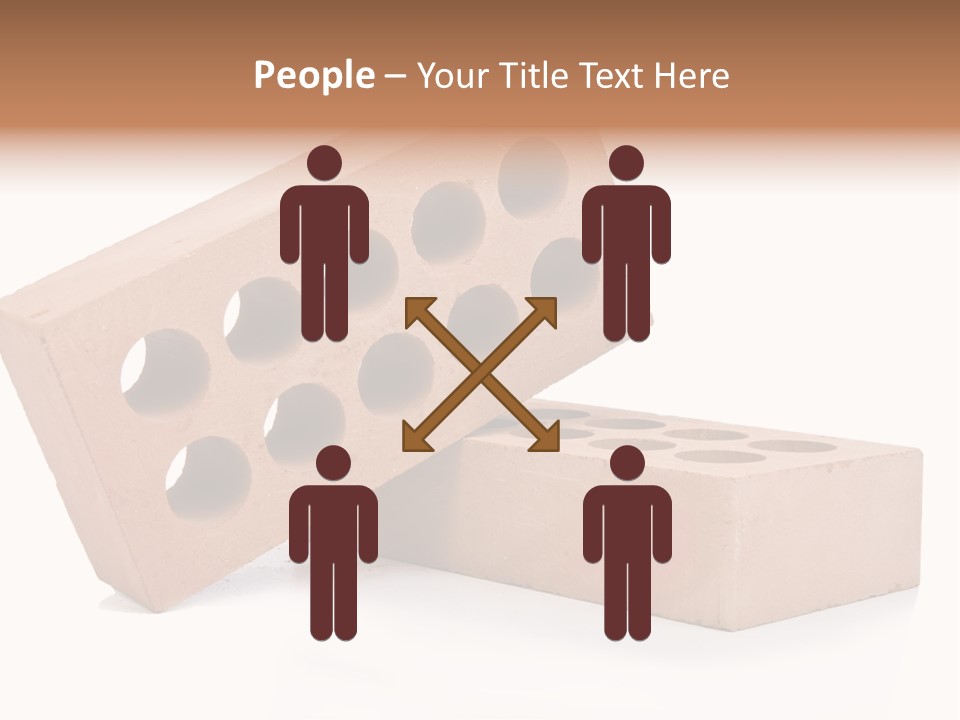 Textured Stone Brickwork PowerPoint Template