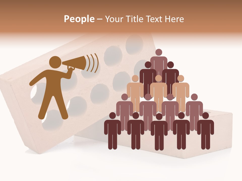 Textured Stone Brickwork PowerPoint Template