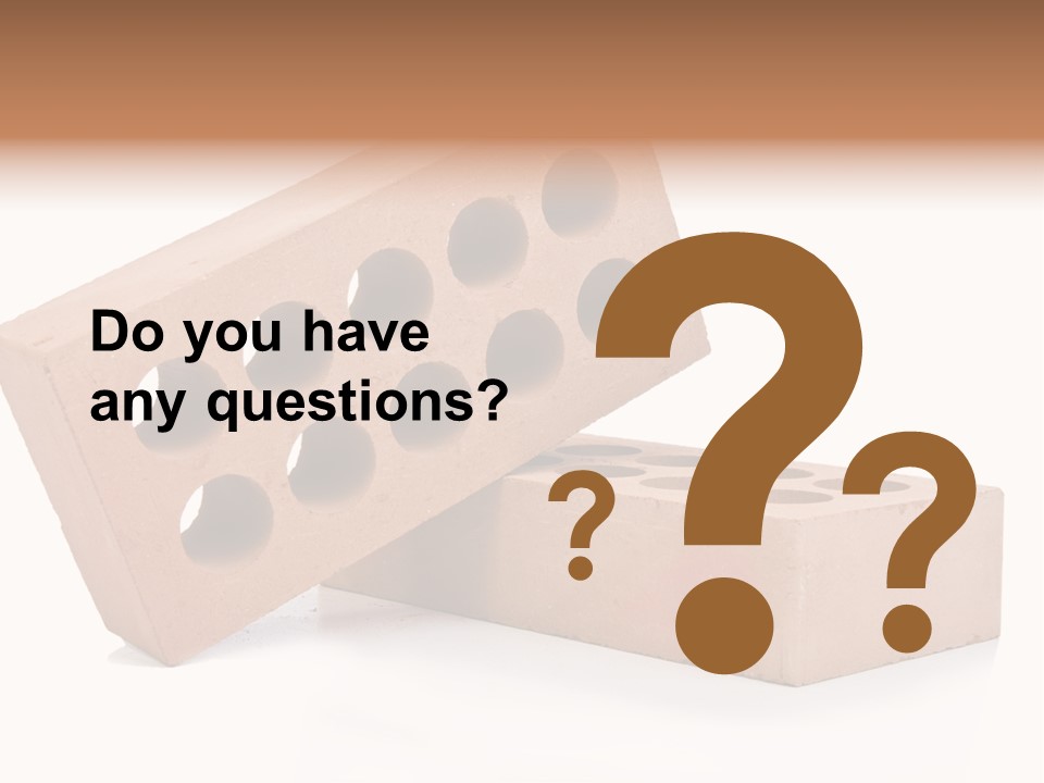 Textured Stone Brickwork PowerPoint Template