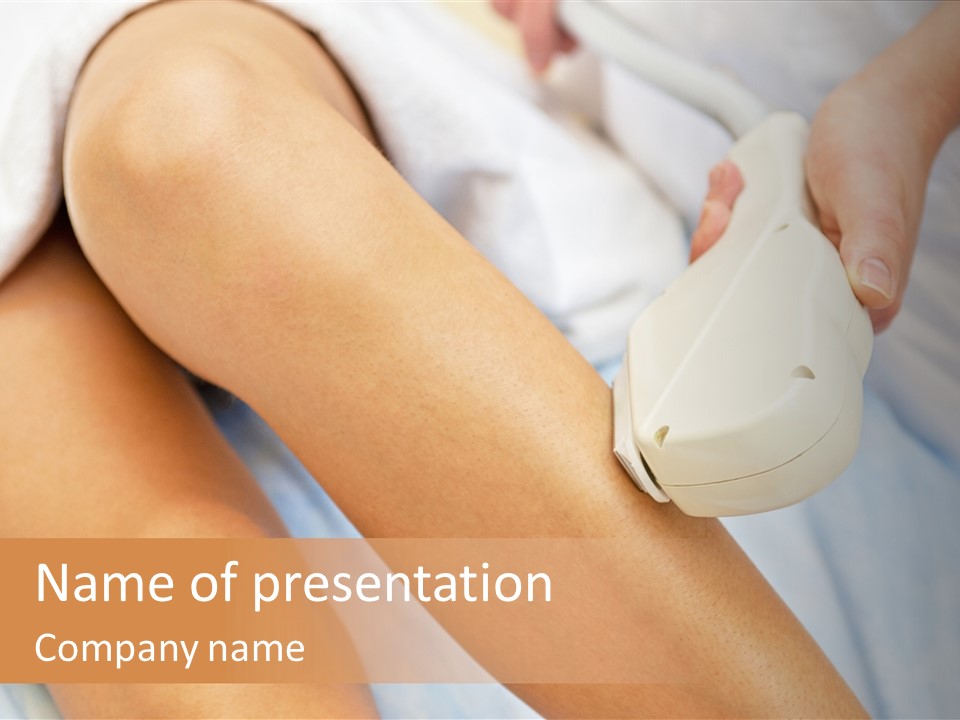 Care Professional Lady PowerPoint Template