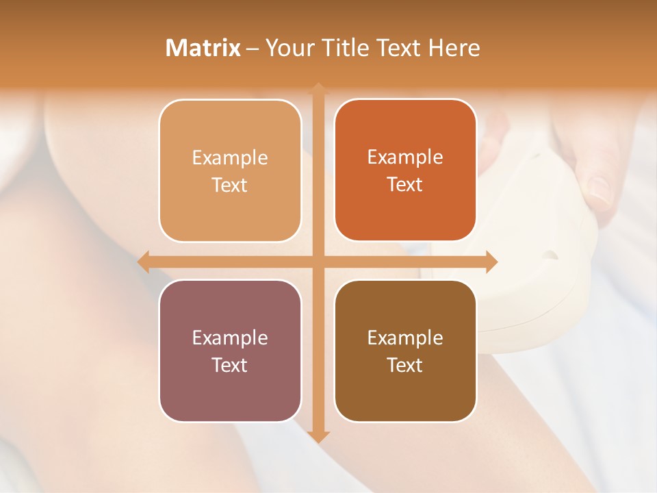 Care Professional Lady PowerPoint Template