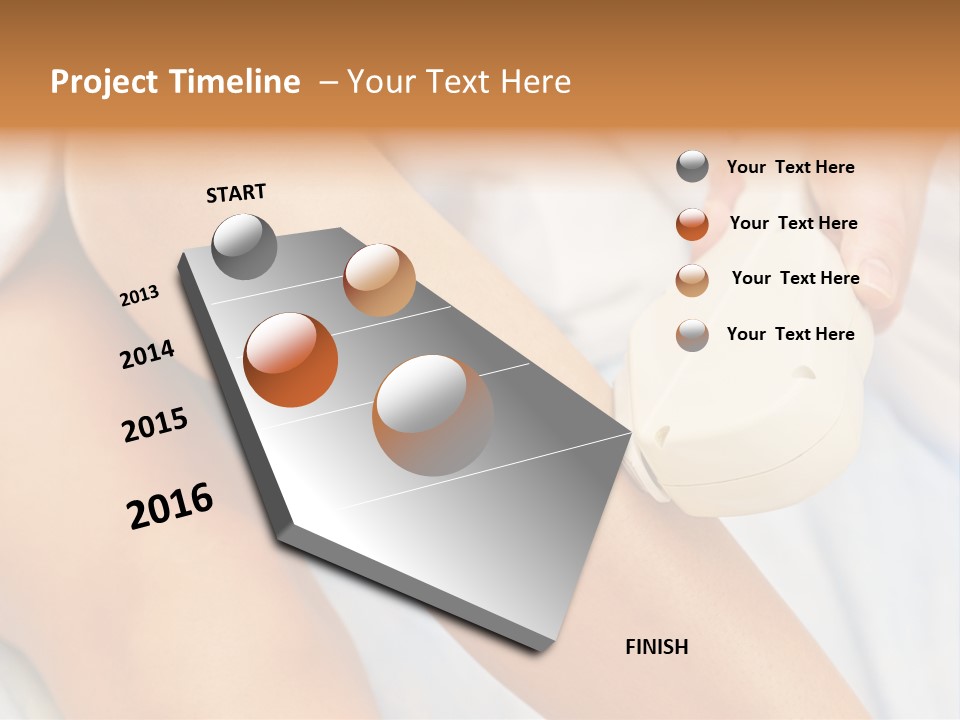 Care Professional Lady PowerPoint Template