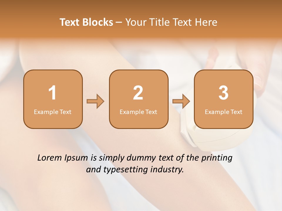 Care Professional Lady PowerPoint Template