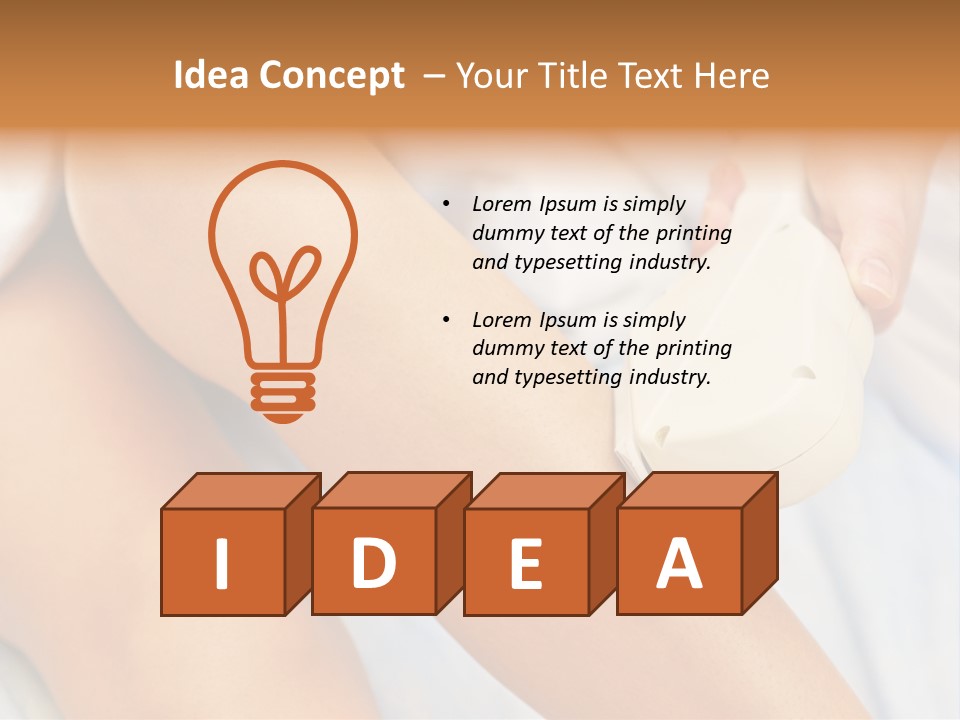 Care Professional Lady PowerPoint Template