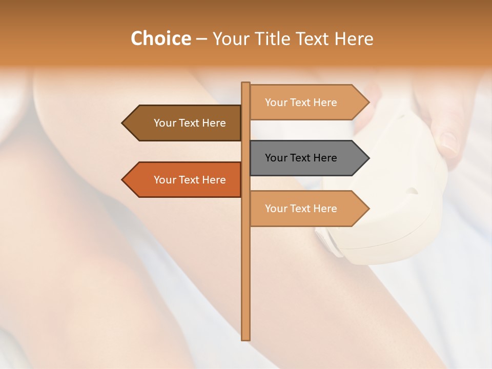 Care Professional Lady PowerPoint Template