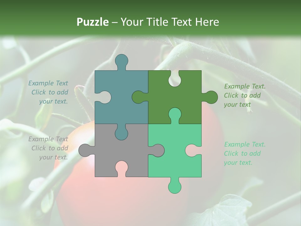 Close Solar Plant PowerPoint Template