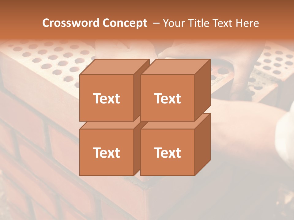 Working Progress Texture PowerPoint Template
