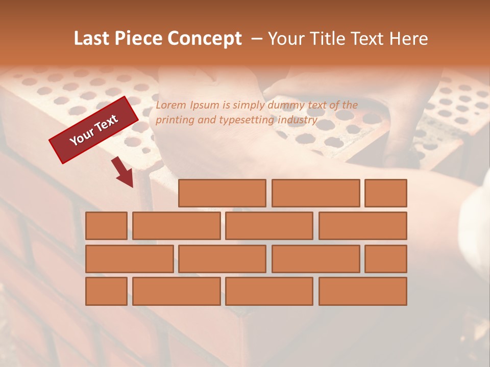 Working Progress Texture PowerPoint Template