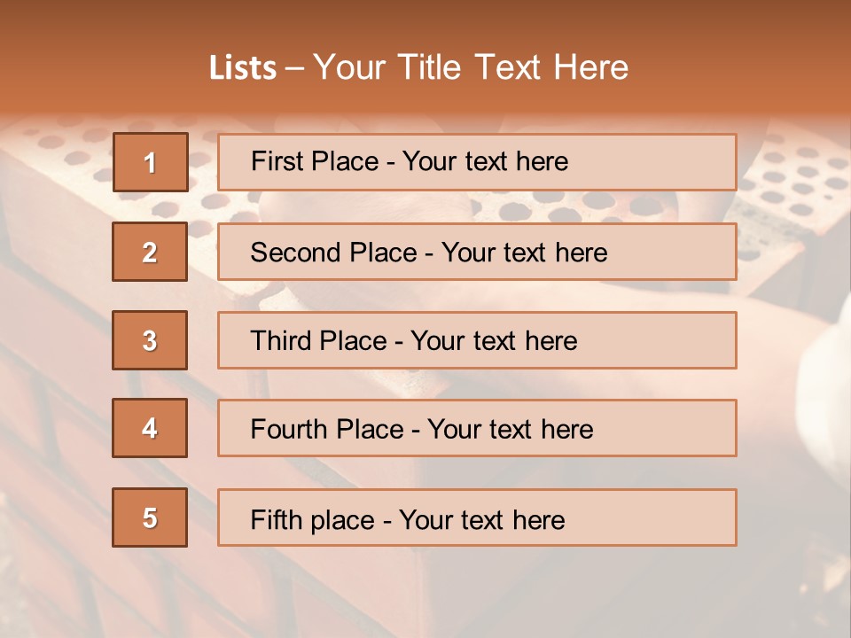 Working Progress Texture PowerPoint Template