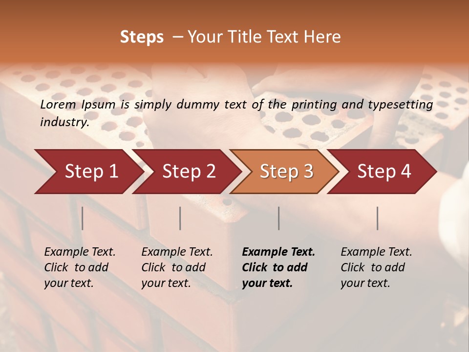 Working Progress Texture PowerPoint Template