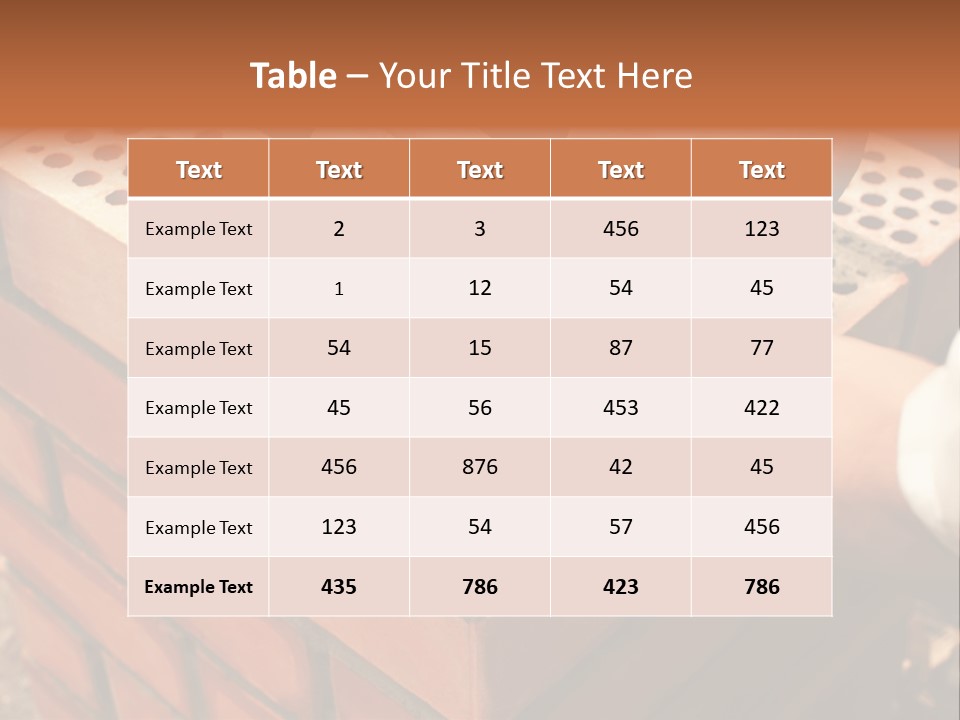 Working Progress Texture PowerPoint Template