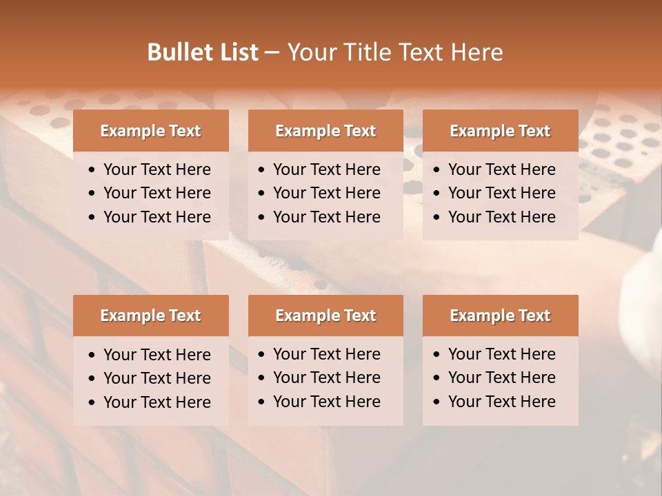 Working Progress Texture PowerPoint Template