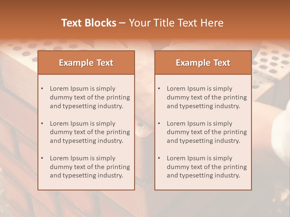 Working Progress Texture PowerPoint Template