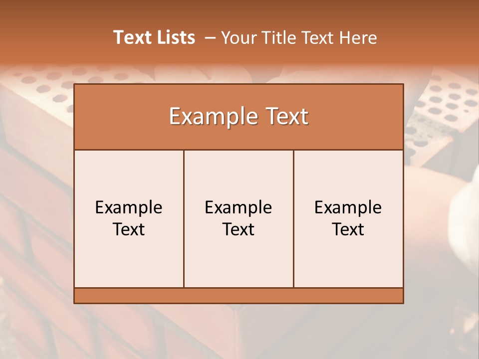 Working Progress Texture PowerPoint Template