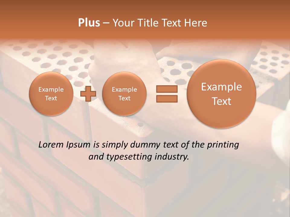 Working Progress Texture PowerPoint Template