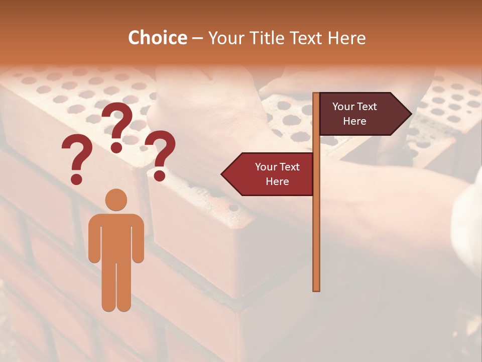 Working Progress Texture PowerPoint Template