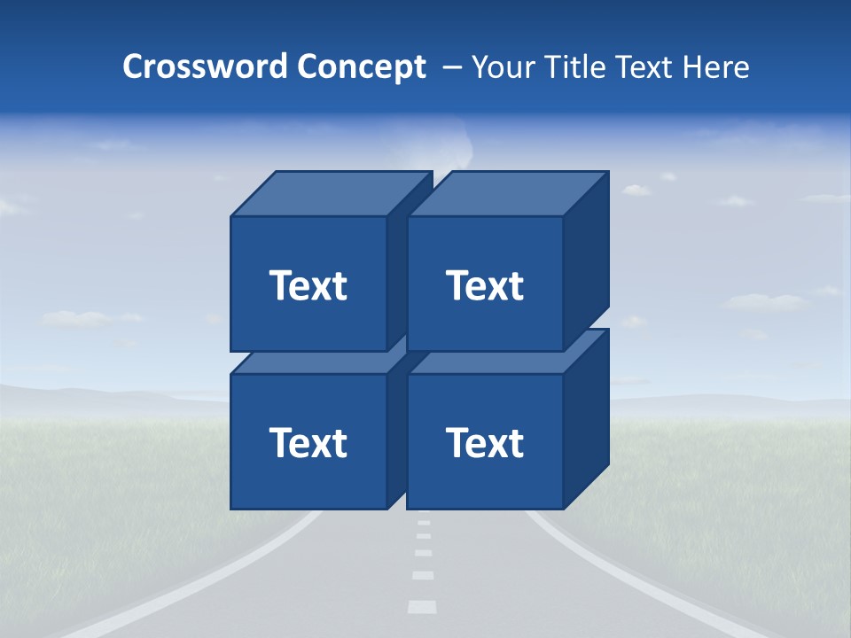 Clouds Uncertain Path Question Icon PowerPoint Template