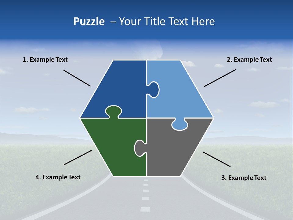 Clouds Uncertain Path Question Icon PowerPoint Template