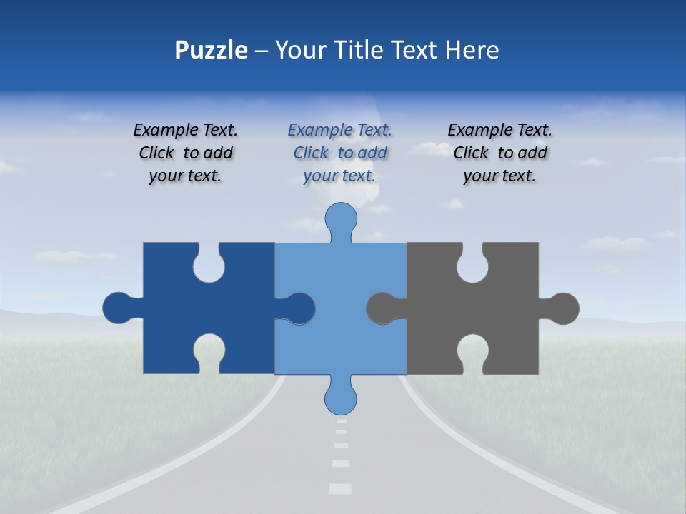 Clouds Uncertain Path Question Icon PowerPoint Template