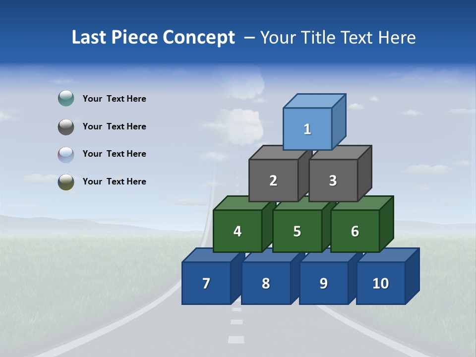 Clouds Uncertain Path Question Icon PowerPoint Template