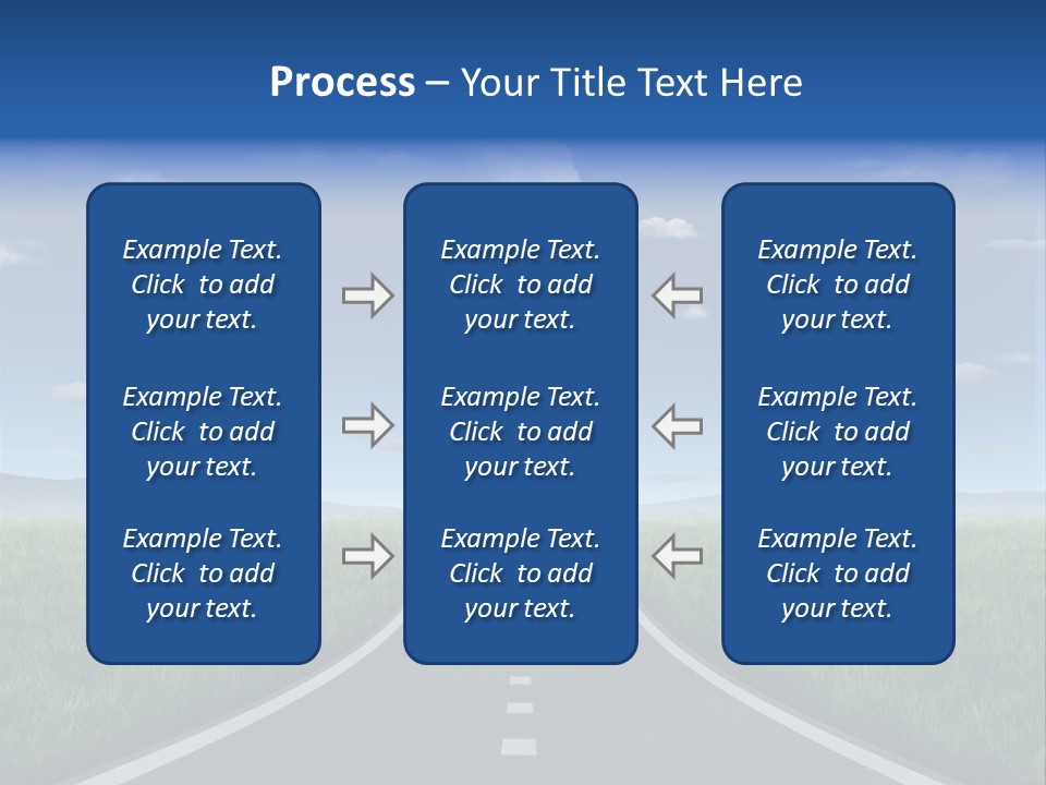 Clouds Uncertain Path Question Icon PowerPoint Template