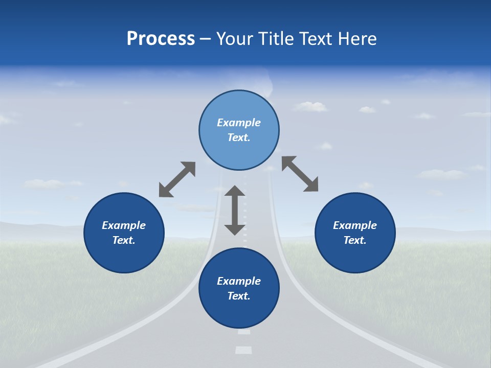Clouds Uncertain Path Question Icon PowerPoint Template