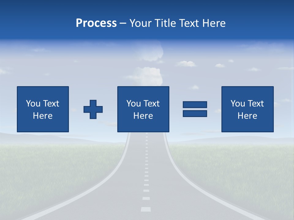 Clouds Uncertain Path Question Icon PowerPoint Template