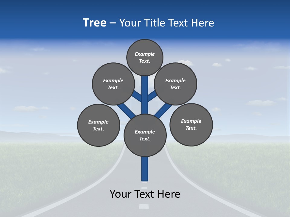Clouds Uncertain Path Question Icon PowerPoint Template