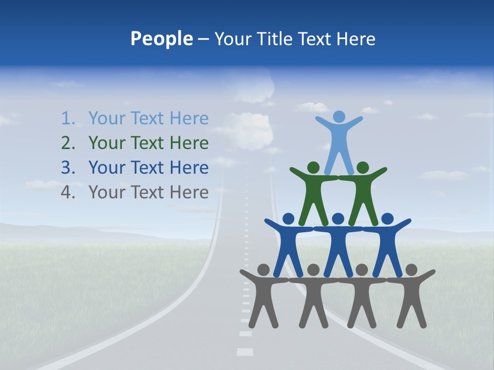 Clouds Uncertain Path Question Icon PowerPoint Template