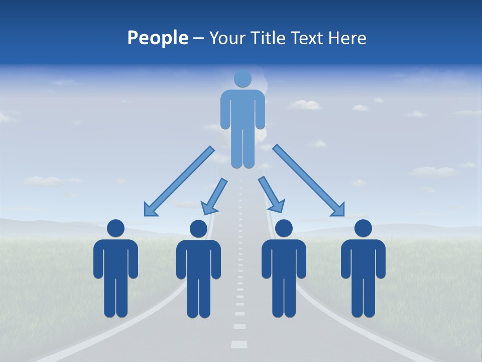 Clouds Uncertain Path Question Icon PowerPoint Template