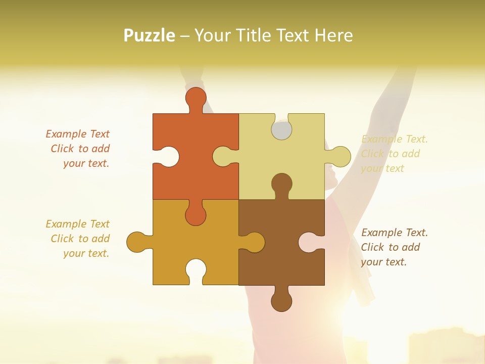 Sunny Copy Space Background PowerPoint Template