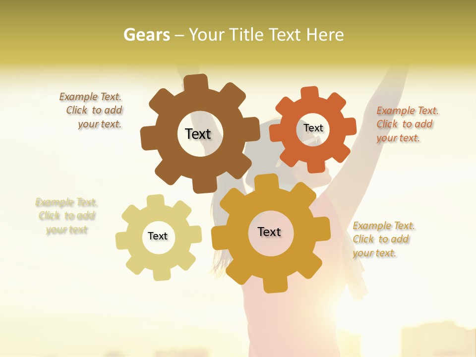 Sunny Copy Space Background PowerPoint Template