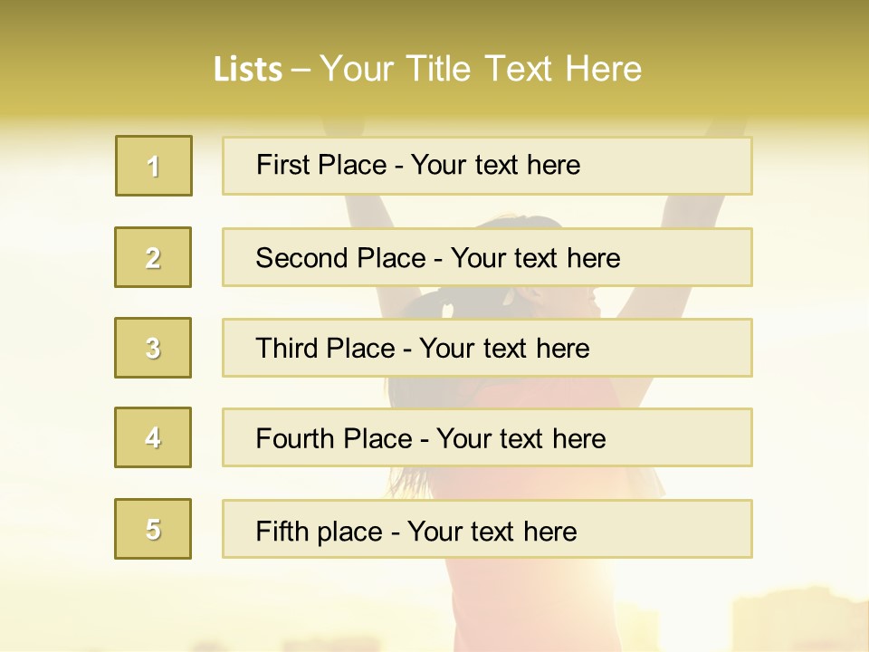 Sunny Copy Space Background PowerPoint Template