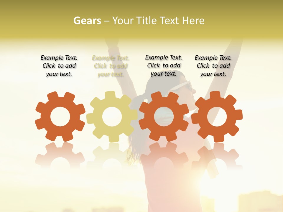 Sunny Copy Space Background PowerPoint Template