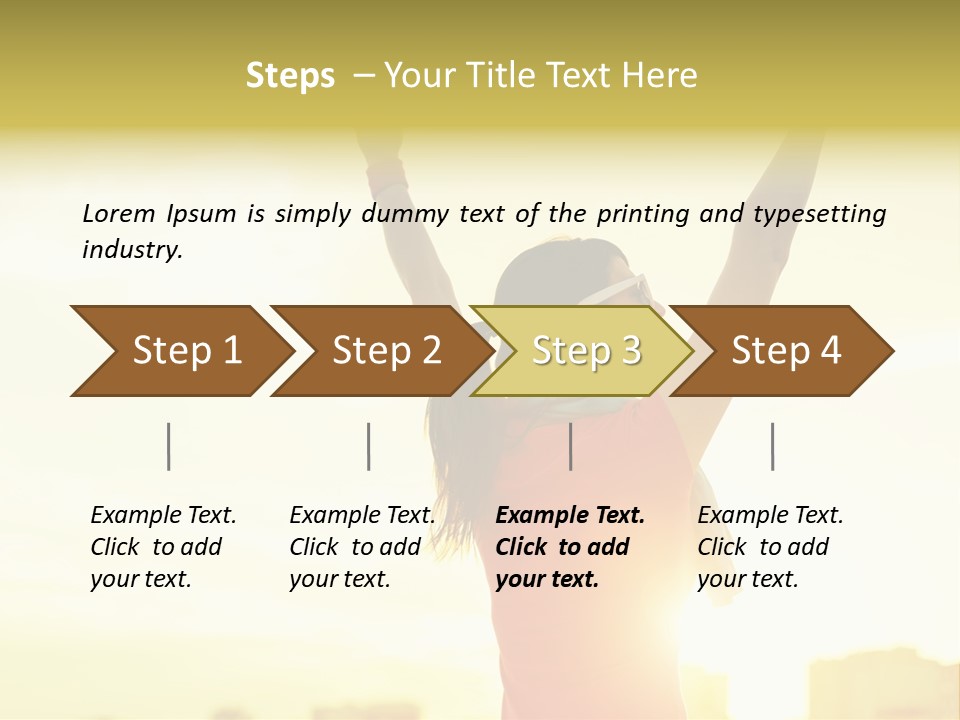 Sunny Copy Space Background PowerPoint Template