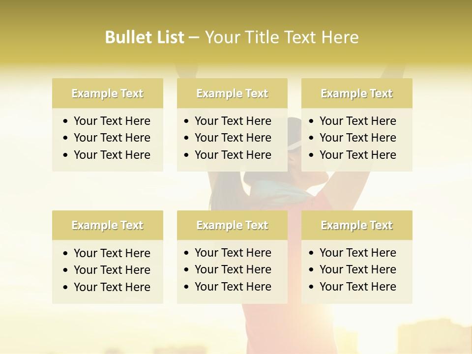Sunny Copy Space Background PowerPoint Template