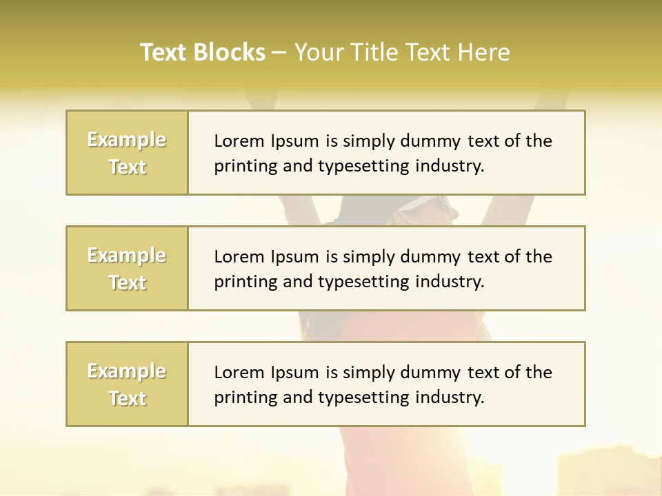 Sunny Copy Space Background PowerPoint Template