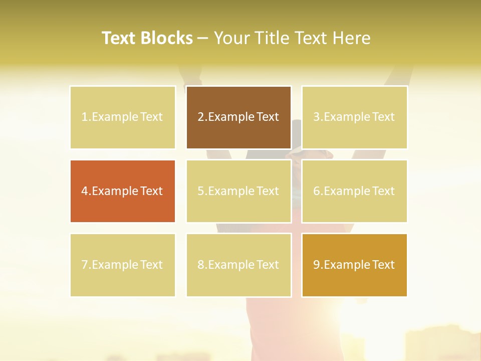 Sunny Copy Space Background PowerPoint Template