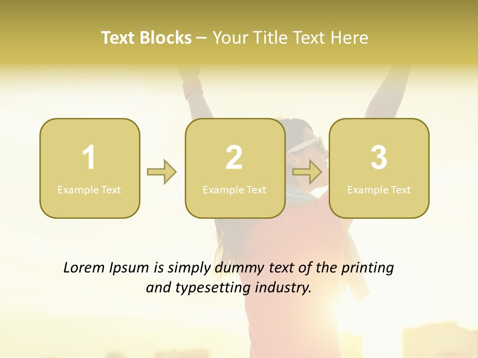 Sunny Copy Space Background PowerPoint Template