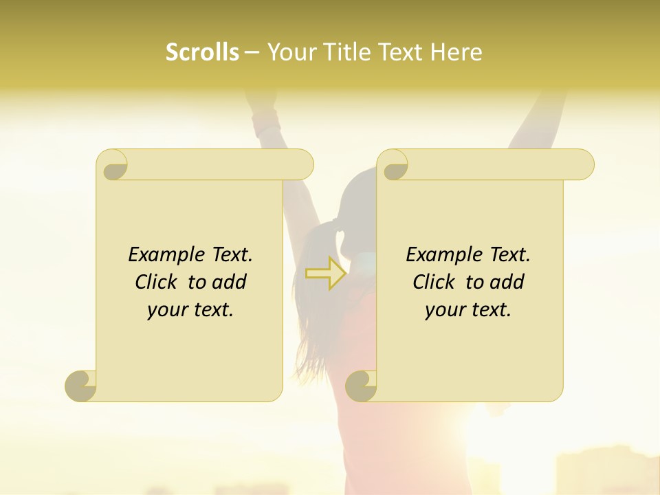 Sunny Copy Space Background PowerPoint Template