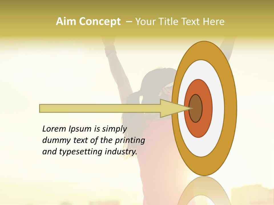 Sunny Copy Space Background PowerPoint Template