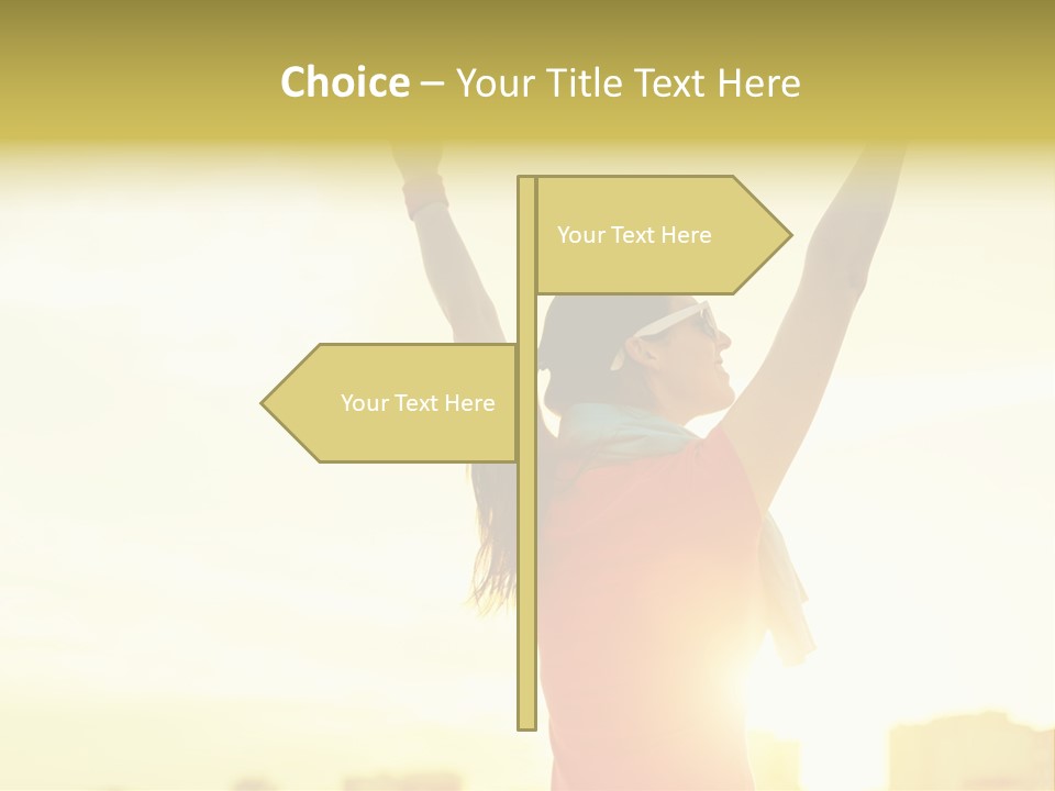 Sunny Copy Space Background PowerPoint Template