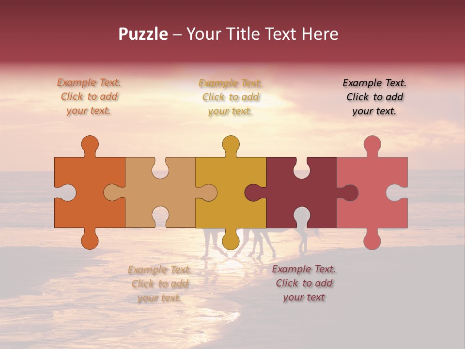 Landscape Sky Horseriding PowerPoint Template