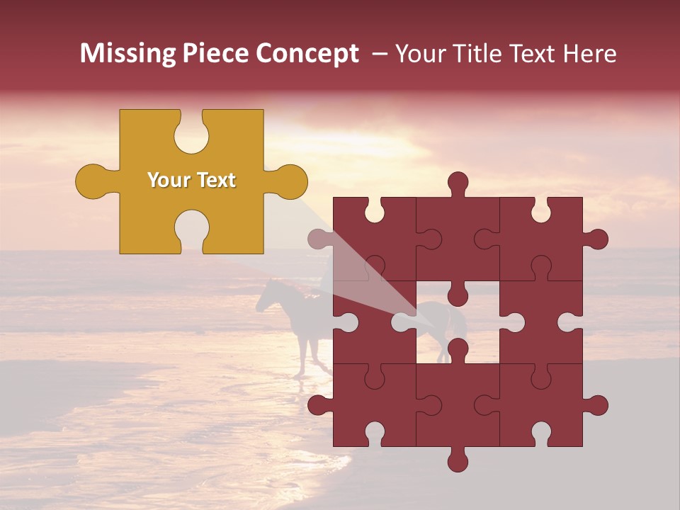 Landscape Sky Horseriding PowerPoint Template