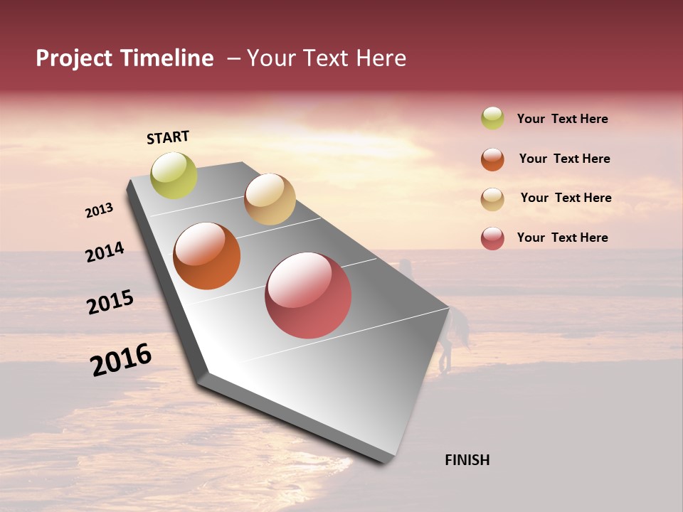 Landscape Sky Horseriding PowerPoint Template