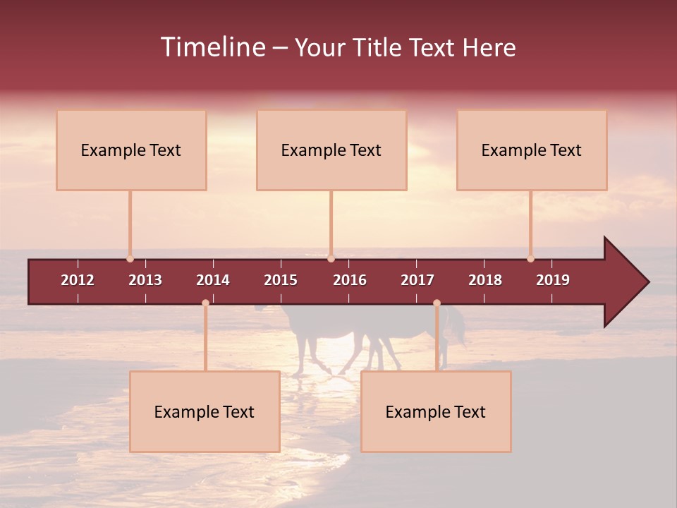 Landscape Sky Horseriding PowerPoint Template