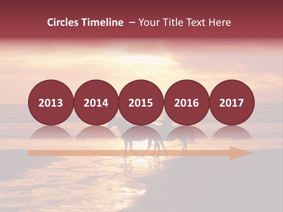 Landscape Sky Horseriding PowerPoint Template