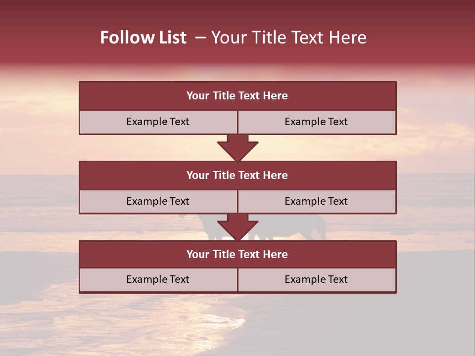 Landscape Sky Horseriding PowerPoint Template